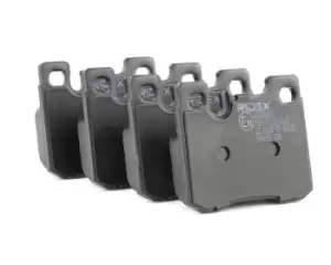 Image of RIDEX Brake pad set 402B0647 Brake pads,Brake pad set, disc brake MERCEDES-BENZ,190 (W201),C-Klasse Limousine (W202),Stufenheck (W124)