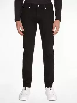 Image of Calvin Klein Slim Fit Jeans - Black, Size 32, Length Regular, Men