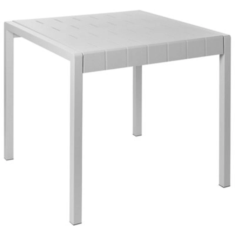 Image of Beliani Garden Dining Table Bartica 81cm 84cm Grey