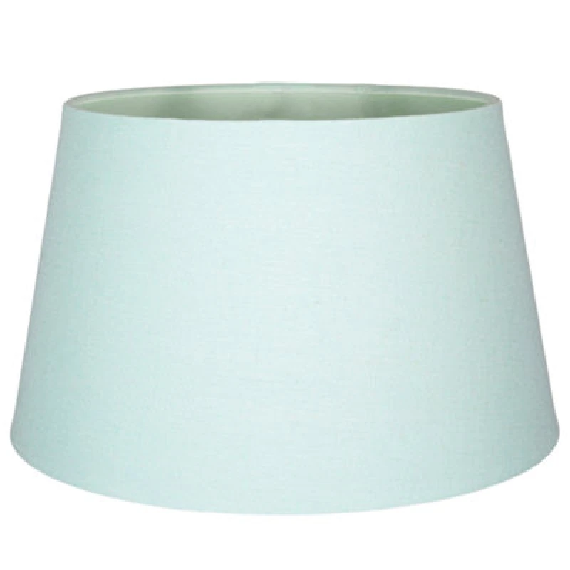 Image of Happy Homewares Traditional 14" Duck Egg Linen Drum Table/pendant Lampshade 60W Maximum