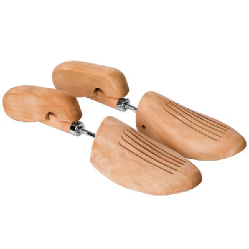 Image of Tectake Shoe Stretcher Pair - Made Of Lotus Wood, For Womens And Mens Shoes 46-48 - Brown