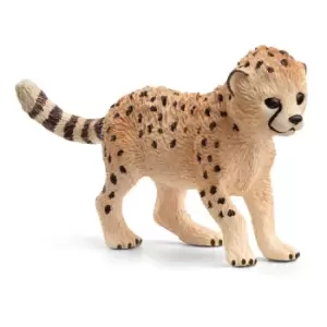 Image of Schleich Wild Life Cheetah Baby Toy Figure, 3 to 8 Years,...