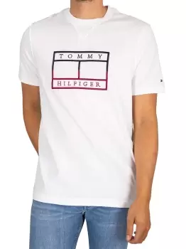 Image of Outline Linear Flag T-Shirt