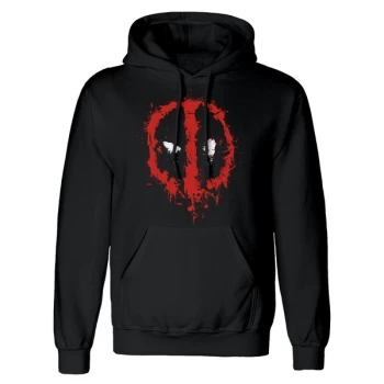 Image of Marvel Comics Deadpool - Splat Unisex Medium Pullover Hoodie - Black