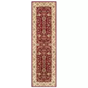 Image of Oriental Weavers Kendra Runner Rug Red 137 R 68X235cm
