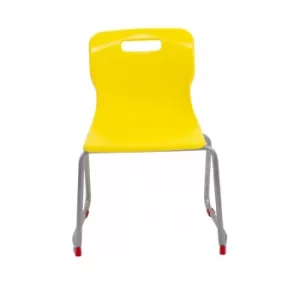 Image of TC Office Titan Skid Base Chair Size 4, Yellow