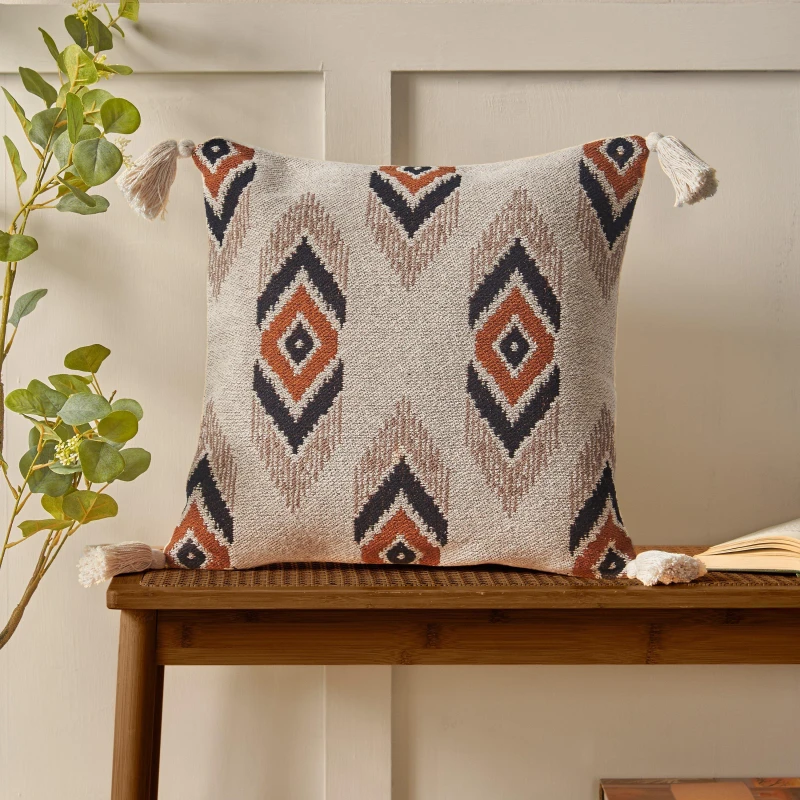 Image of Pineapple Elephant Emir Ikat Cushion