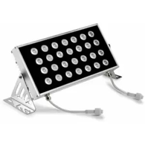 Image of LED wall lamp 3000K Ray, aluminum and glass