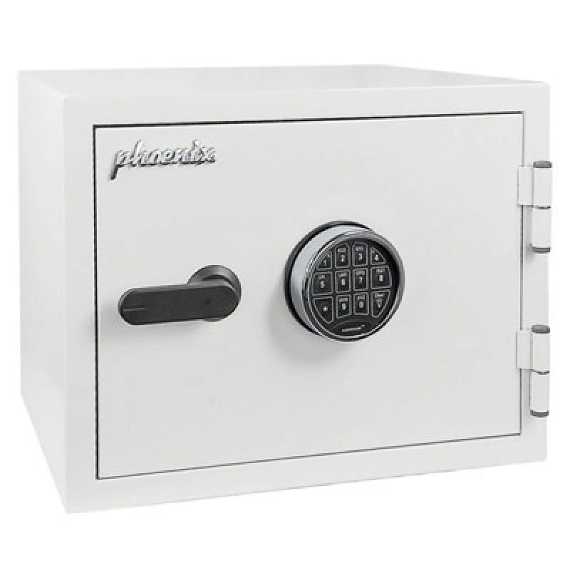 Image of Phoenix Safe Company Phoenix Fortress Pro Ss1461E Security Safe In Scratch-Resistant White Paint With Vds Certified Electronic Lock