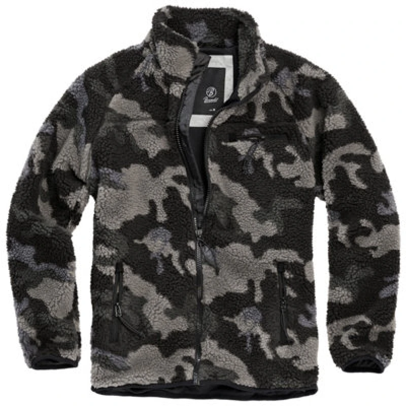 Image of Brandit Fleece Jacket Between-seasons Jacket dark camo S Men