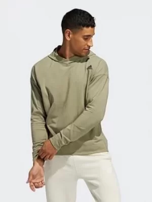 Image of adidas Yoga Cover-up, Green Size M Men