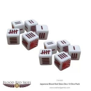 Image of Japanese Blood Red Skies Dice