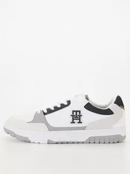 Image of Tommy Hilfiger TH Basket Street Mix - White, Size 42, Men