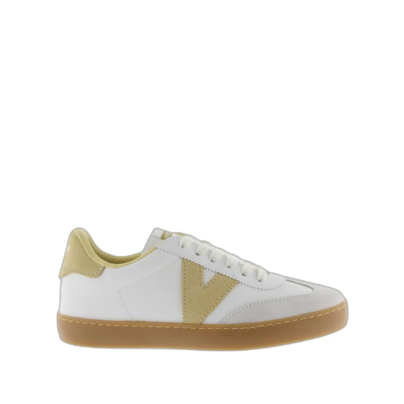 Image of Victoria Leather and suede effect sneakers Victoria Berlin Jaune Unisex 39