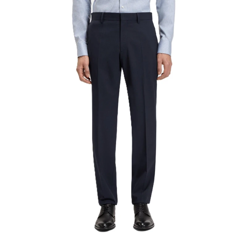 Image of Boss Mens H Lenon Mm Straight Leg Trousers Open Blue male 32W R