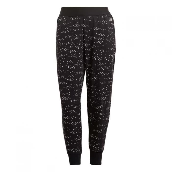 Image of adidas Sportswear Winners Allover Print Joggers Wo - Black / White