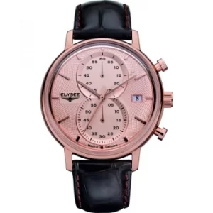 Image of Mens Elysee Classic Chronograph Watch
