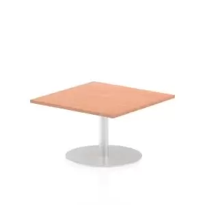 Image of Italia Poseur Table Square 800800 Top 475 High Beech