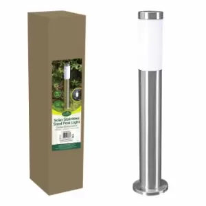 Image of Gardenkraft 60Cm Classic Solar Light - Stainless Steel