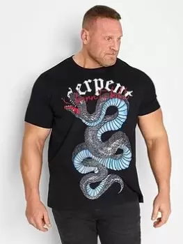 Image of BadRhino Serpent T-Shirt, Black, Size 3XL, Men