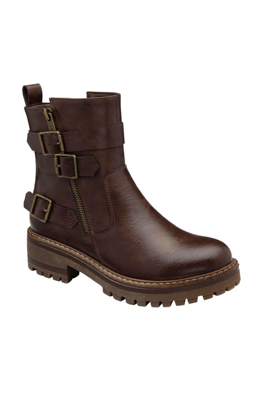 Image of Lotus Womens 'Harrie' Ankle Boots in Brown Size: 4 Brown Female 4