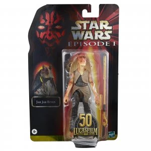Image of Hasbro Star Wars The Black Series Jar Jar Binks Action Figure