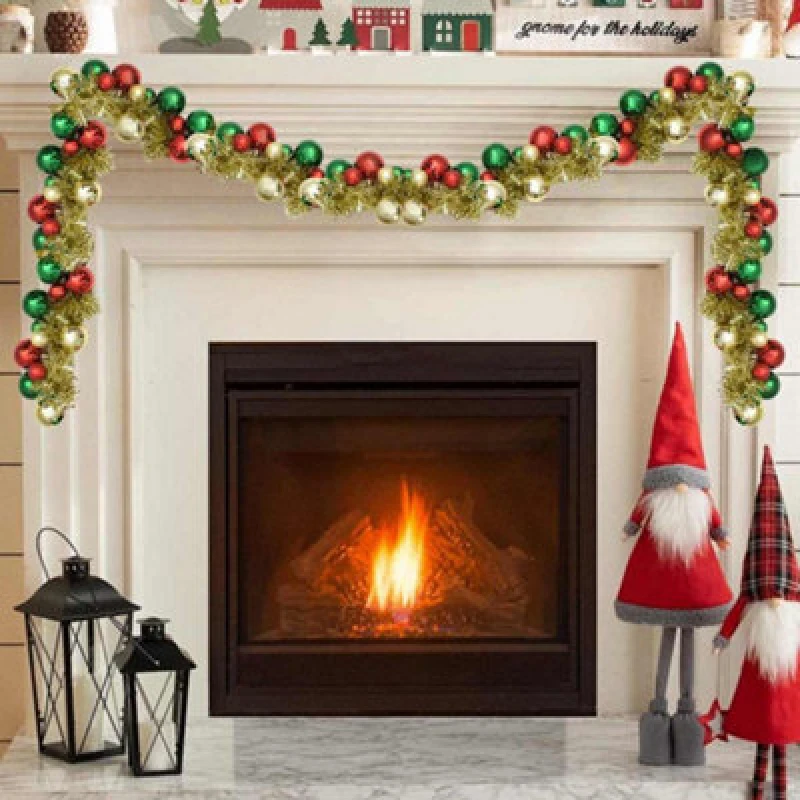 Image of Vidaxl Christmas Ball Garland Multicolour 186cm Polystyrene