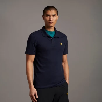 Image of Mens Sport SS Polo - Navy - L