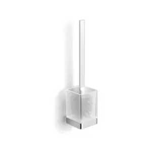 Image of HIB Square Wall Mounted Toilet Brush and Holder ACTBWHCH01