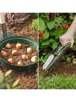 Image of Set Of 3 Bulb Baskets 25Cm And Bulb Planter