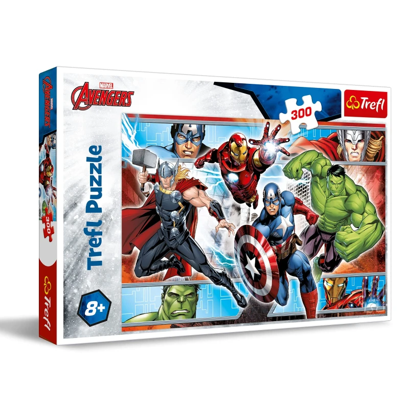 Image of Trefl Marvel The Avengers Puzzle - 300 Pieces Multi unisex