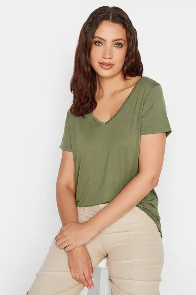 Image of Long Tall Sally Tall T-Shirt Green