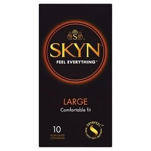 Image of Mates Skyn Large 10 Non Latex Condoms