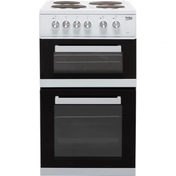 Image of Beko KD532AW Double Oven Electric Cooker