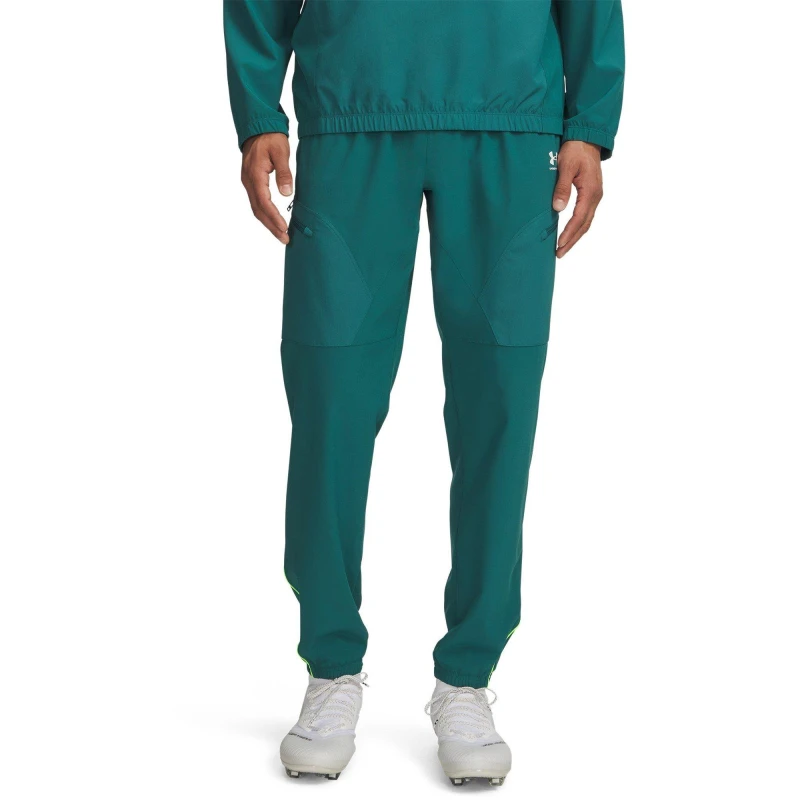 Image of Under Armour Mens Performance Tracksuit Bottom Green/White male M