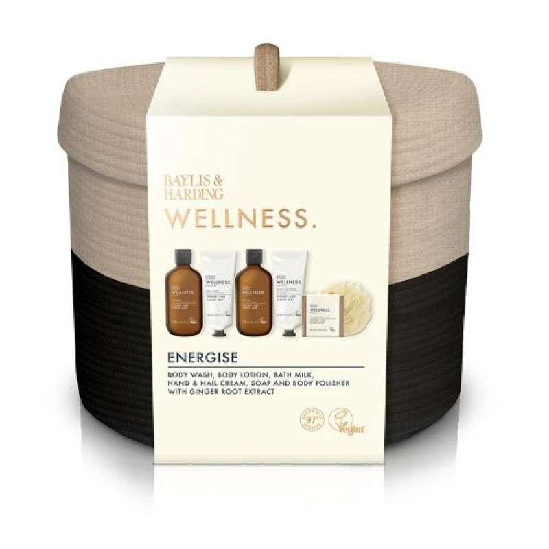 Image of Baylis & Harding Wellness Luxury Bathing Basket Gift Set