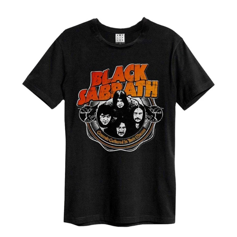 Image of Amplified Mens War Pig Black Sabbath T-Shirt Size: XS Black Male XS