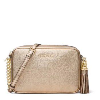 Image of Michael Kors Camera Pebble Bag - Pale Gold 740