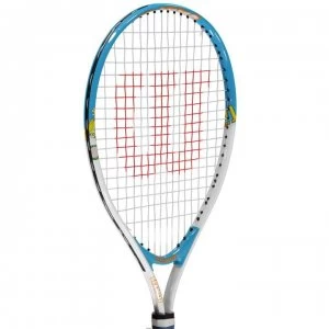 Image of Wilson Slam Tennis Racket Juniors - Silver/Blue