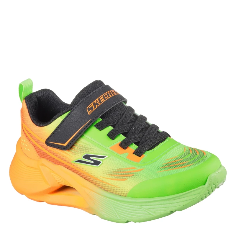 Image of Skechers Kids Tidal Tech Runners Lime/Multi male C11 (28.5)