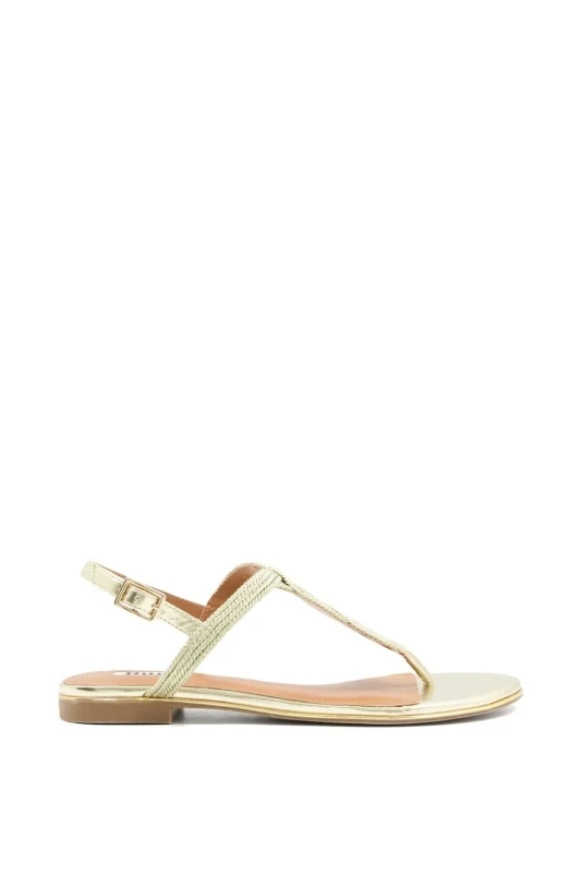 Image of Dune London 'Logics' Sandals Gold female