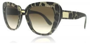 Image of Dolce & Gabbana DG4296 Sunglasses Leoprint 199513 53mm