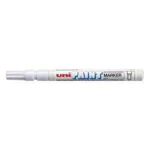 Image of Uni-Ball Uni Paint PX-21 Marker Fine White Pack of 12 124503000