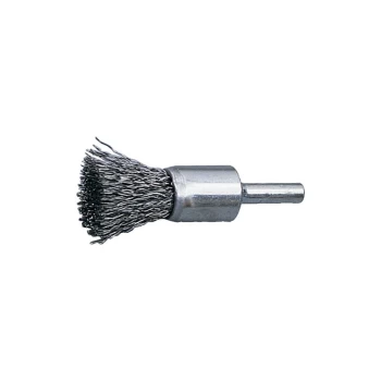Image of 30MM Crimped Wire Flat End De-carbonising Brush - 30SWG