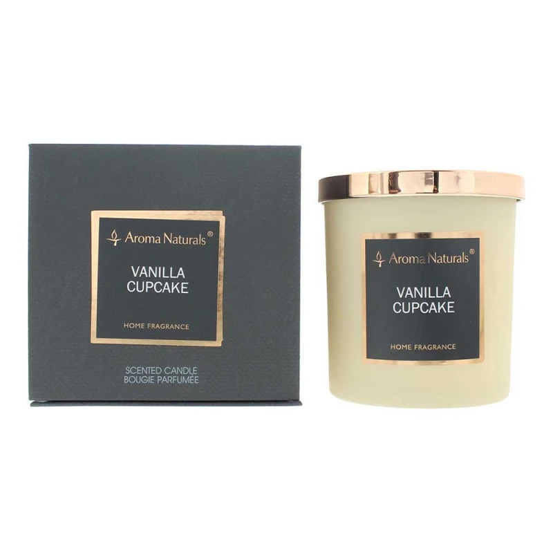 Image of Aroma Naturals Vanilla Cupcake Candle 215g
