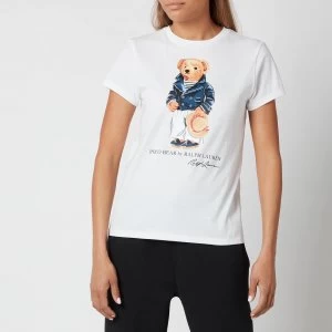 Image of Polo Ralph Lauren Womens Bear T-Shirt - White - M