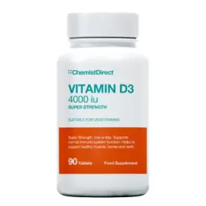 Image of Chemist Direct Super Strength Vitamin D3 (4000iu)