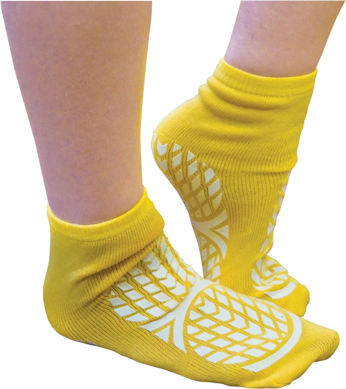 Image of Aidapt Patient Slipper Socks Yellow S Yellow