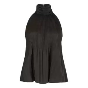 Image of Mela London Black Halter Neck Top - Black