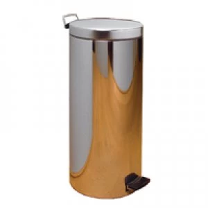 Image of Slingsby Pedal Bin 20 Litre 660x250mm Chrome 311729